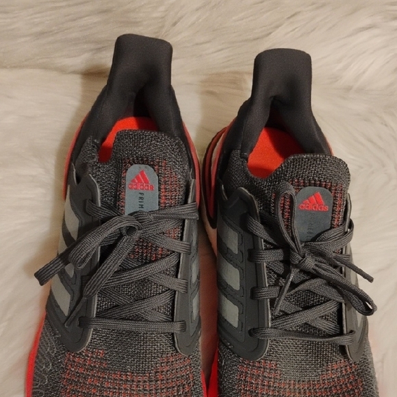 SALE! Adidas Grey & Pink Ultraboost Athletic Sneakers (X-65 CRATE) - Picture 3 of 12